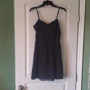 Black micro mini cocktail dress